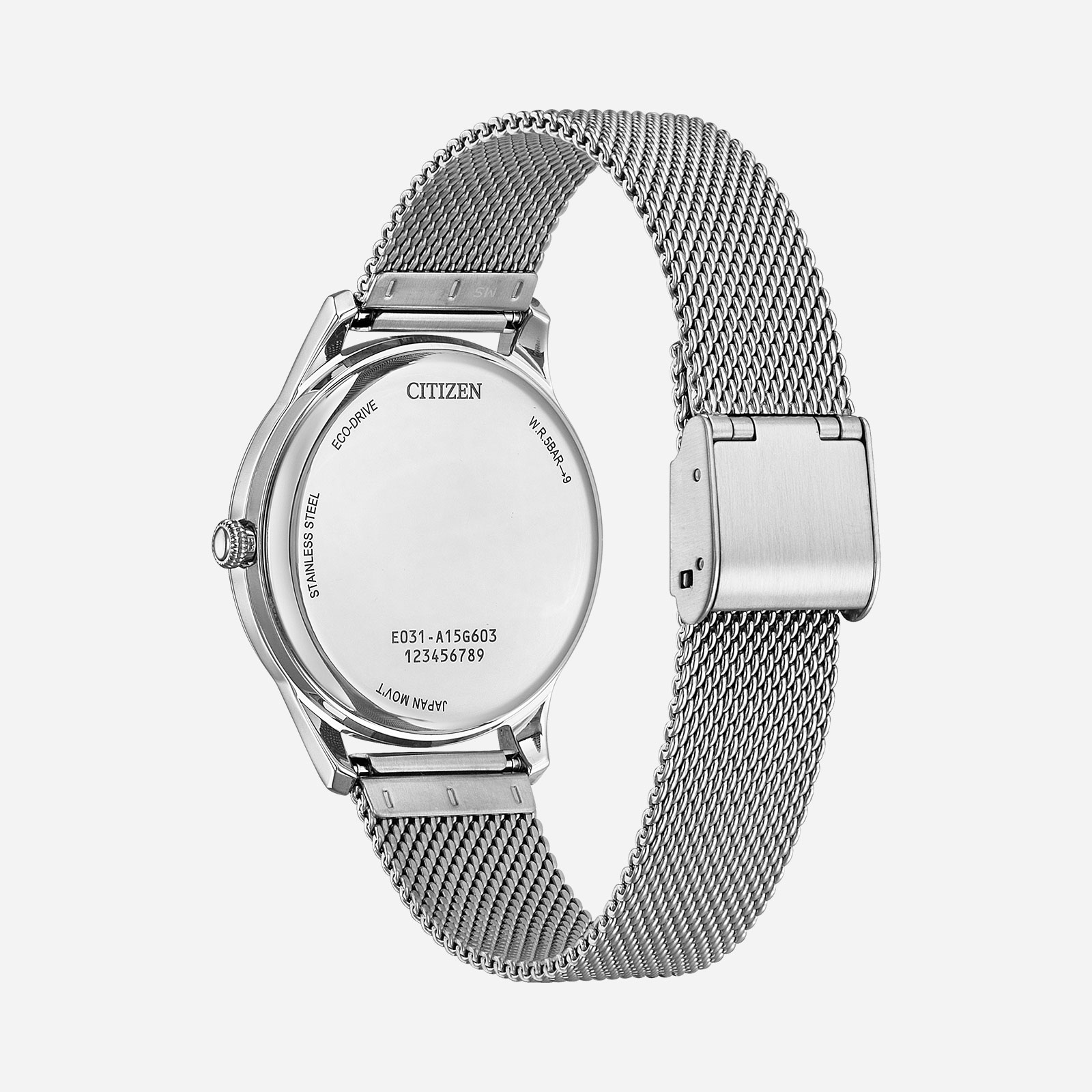 Citizen Eco-Drive Silver/Silver, Stållänk - EM1220-82A
