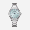 Citizen Eco-Drive Blå/Silver, Stållänk - FE6121-67L