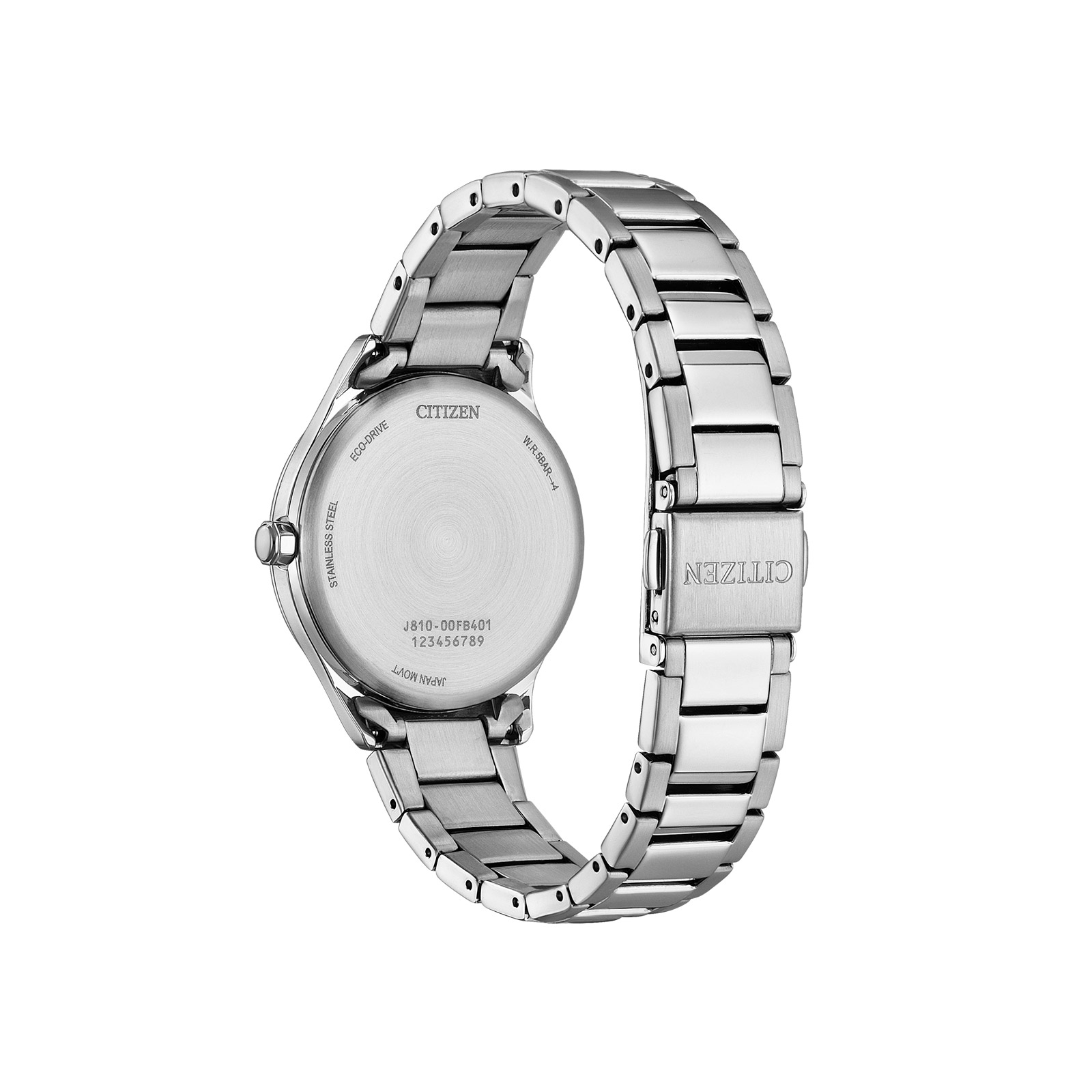 Citizen Eco-Drive Grön/Silver, Stållänk - FE6121-67X