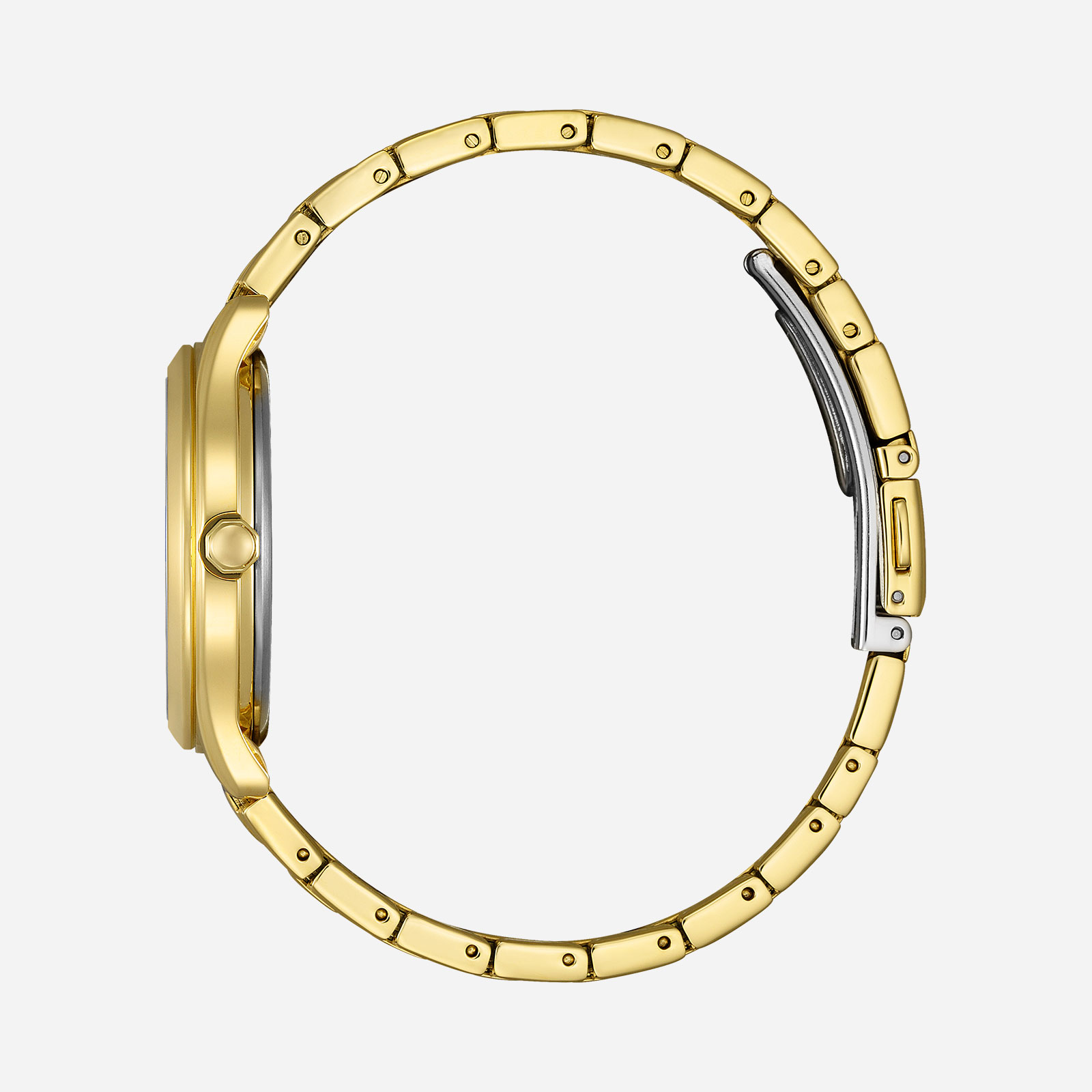 Citizen Eco-Drive Silver/Guld, Stållänk - FE6122-64A