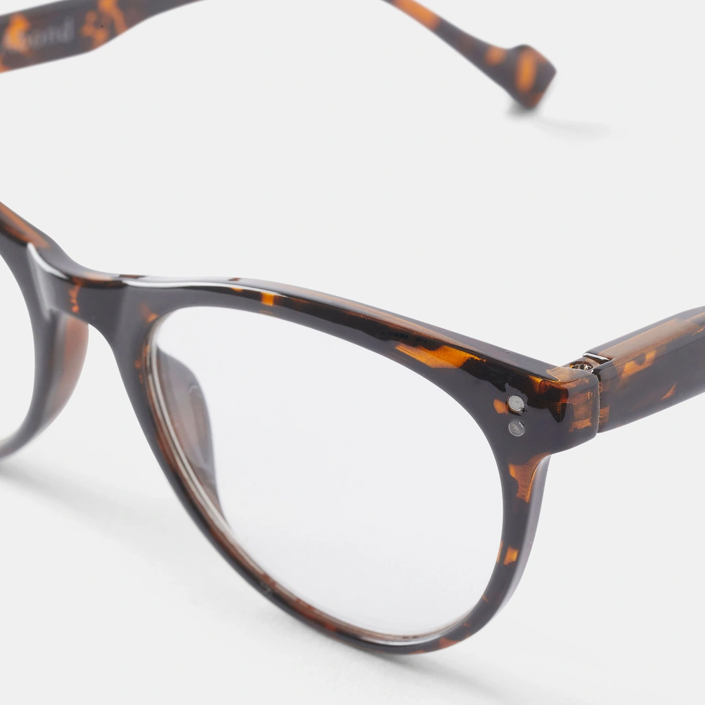 Bruna läsglasögon Cateye +1,0