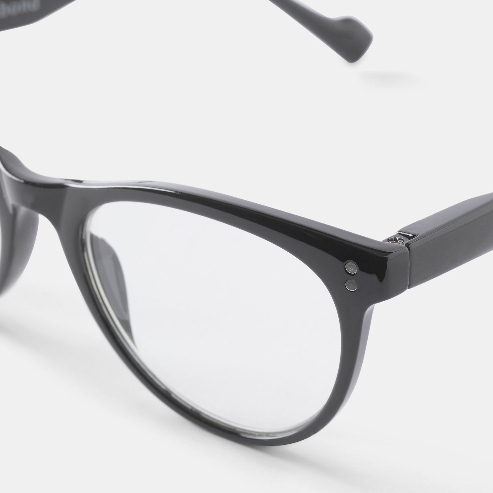 Svarta läsglasögon Cateye +2,5