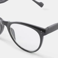 Svarta läsglasögon Cateye +1,0
