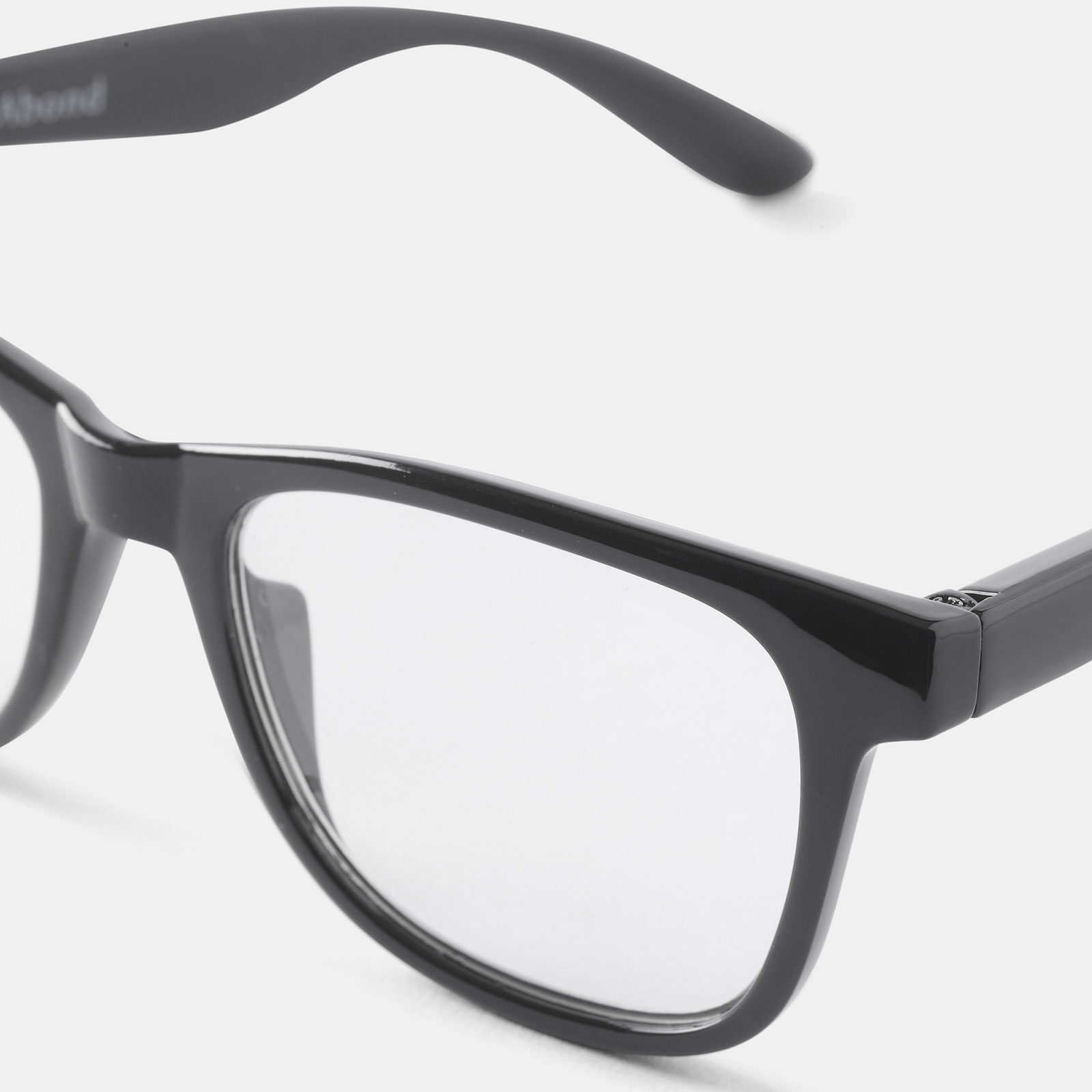 Svarta läsglasögon Square +3,0