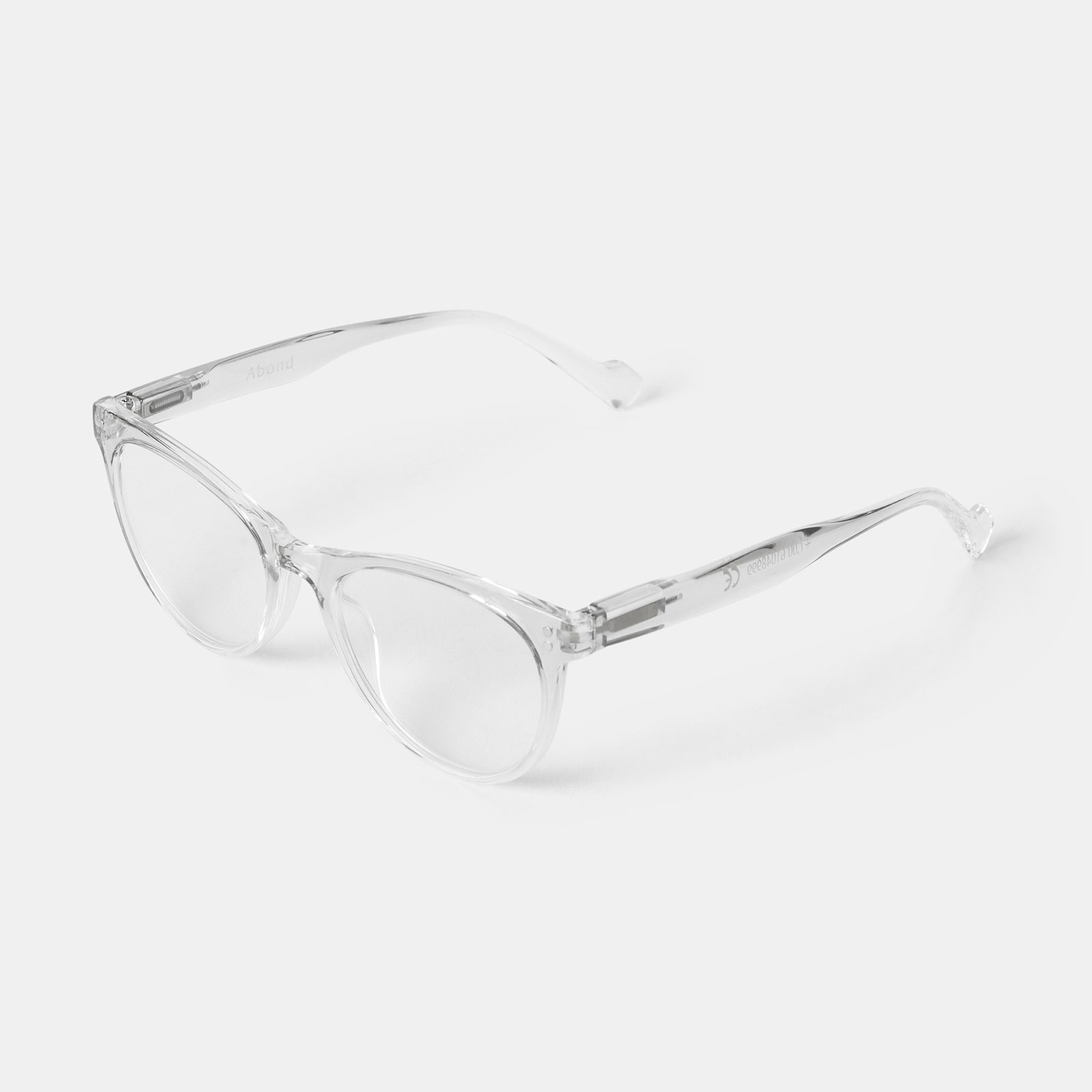 Transparanta läsglasögon Cateye +2,5