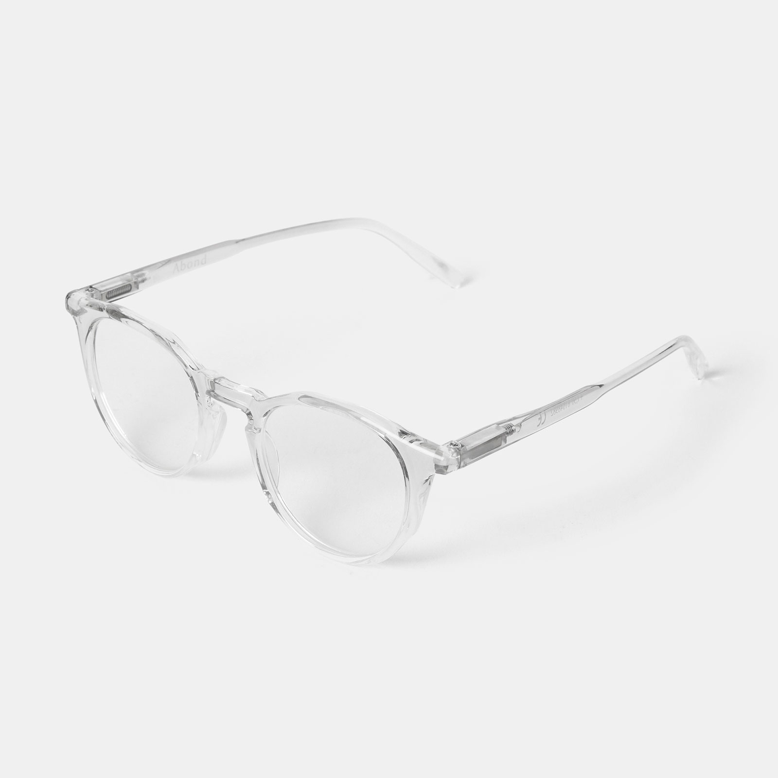 Transparanta läsglasögon Round +3,0