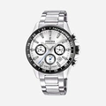 Festina Timeless Chronograph herr silver/stål, metallband - F20560/1