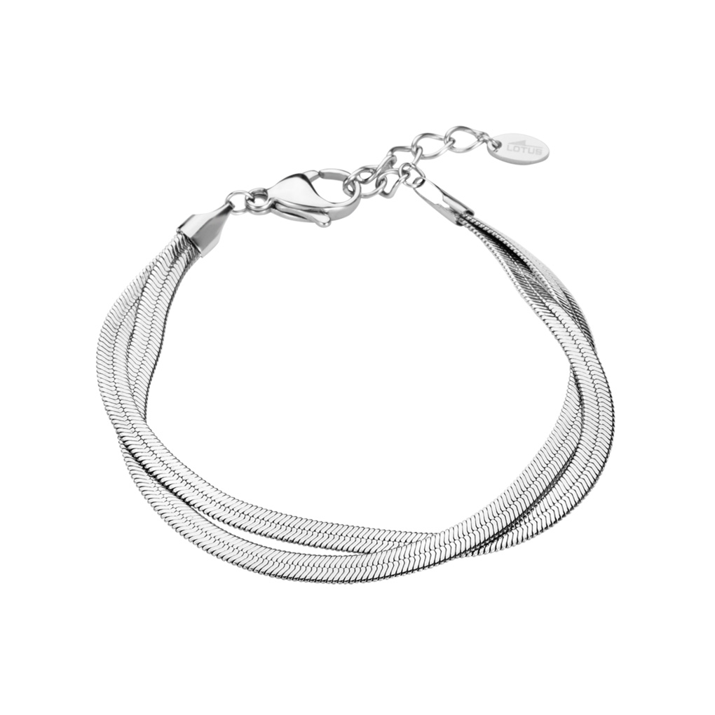 Lotus 2gether dam silver/stål, metallband - L19016/5