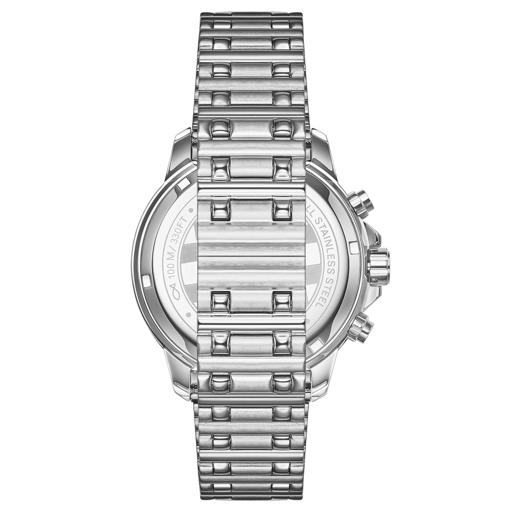 Scotch & Soda herr silver/stål, metallband - SSM.113A