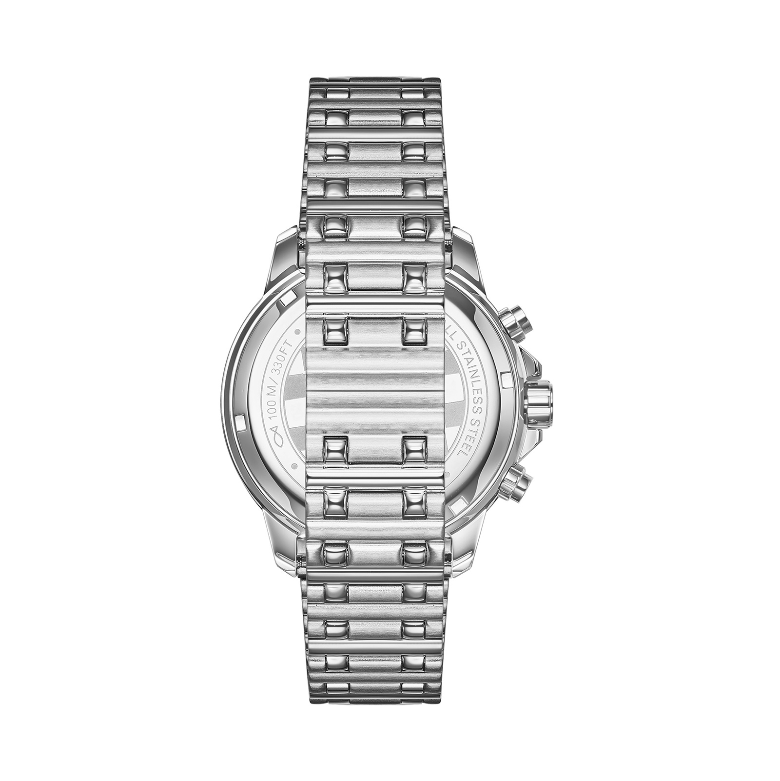 Scotch & Soda herr silver/stål, metallband - SSM.113A