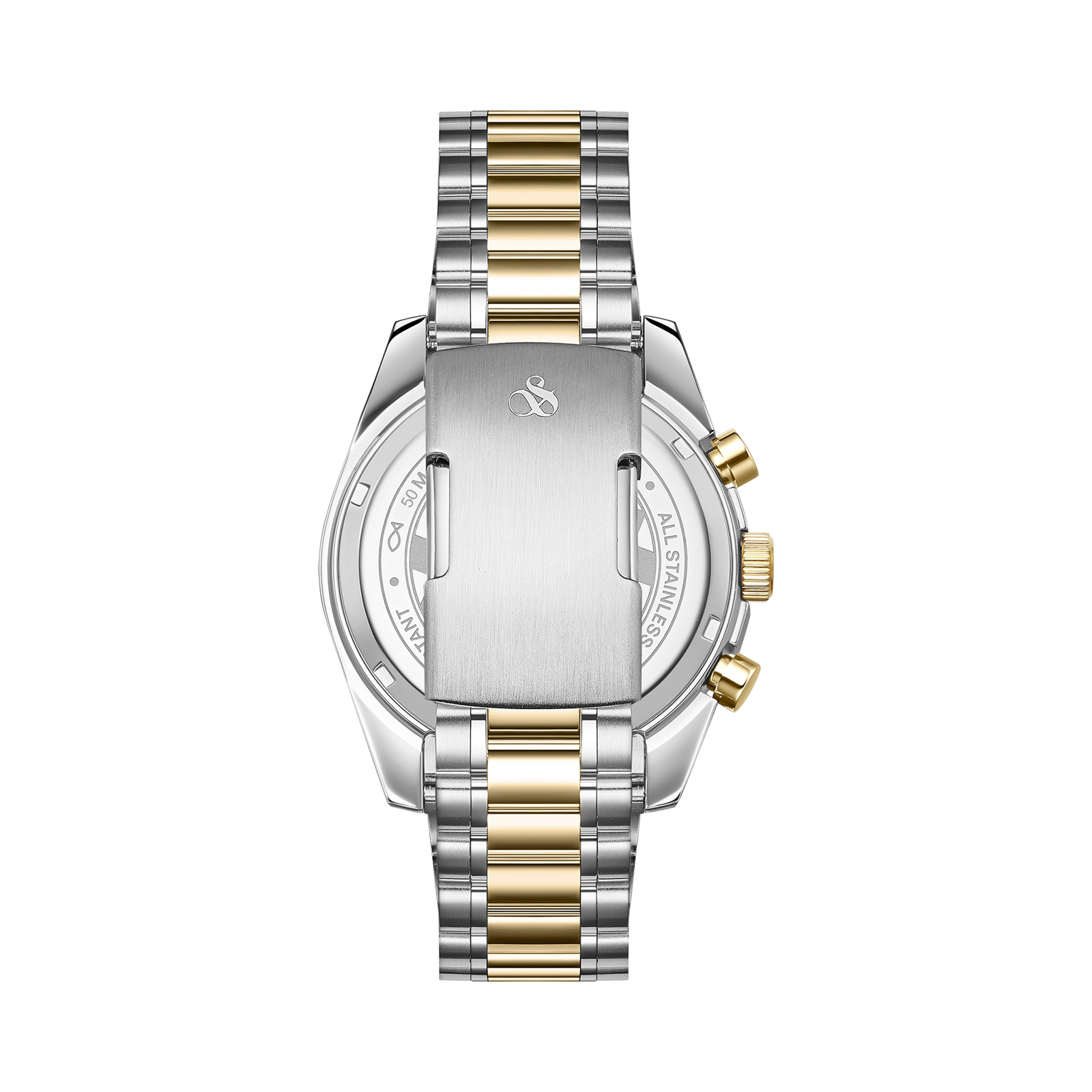 Scotch & Soda herr grön/bicolor, metallband - SSM.102C
