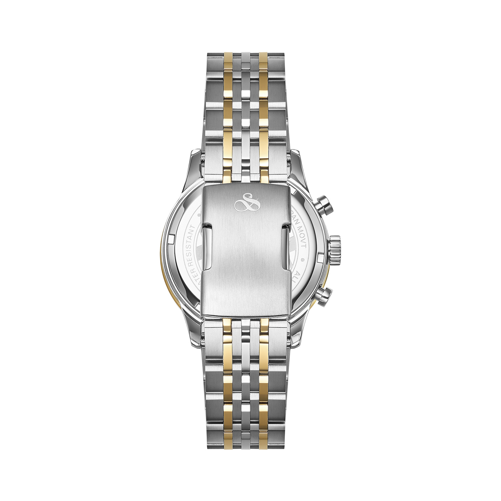 Scotch & Soda herr svart/bicolor, metallband - SSM.104D
