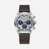 Scotch & Soda herr silver/stål, läderband - SSM.107C