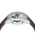 Scotch & Soda herr silver/stål, läderband - SSM.107C