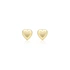 Örhängen för barn 9k guld - hjärtan 7 mm