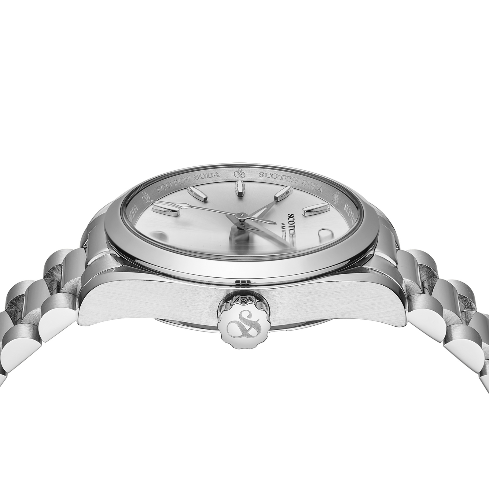 Scotch & Soda dam silver/stål, metallband - SSW.123A