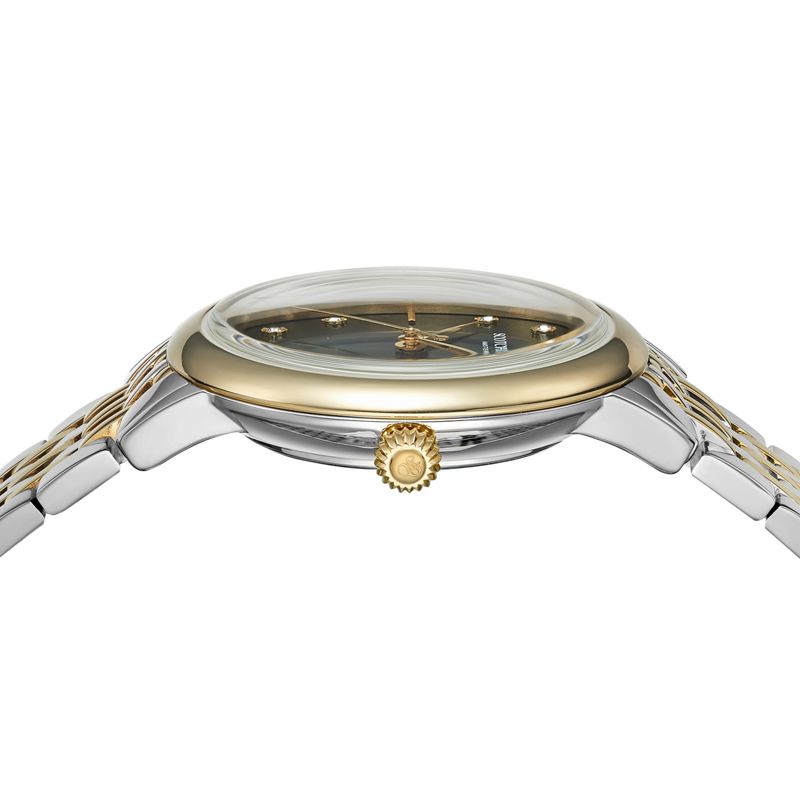 Scotch & Soda dam grön/bicolor, metallband - SSW.126D