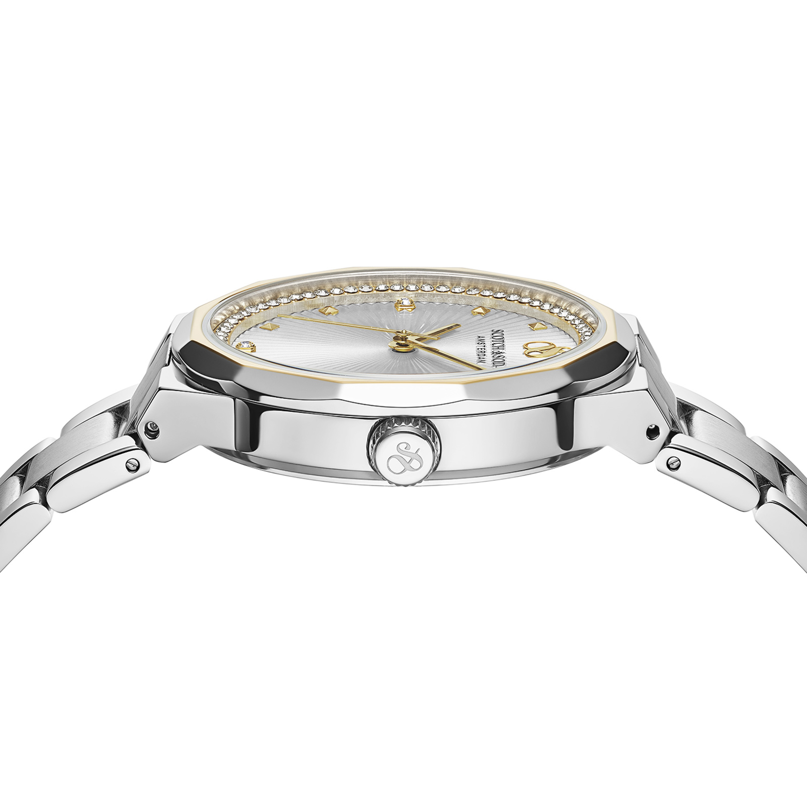 Scotch & Soda dam silver/stål, metallband - SSW.128B