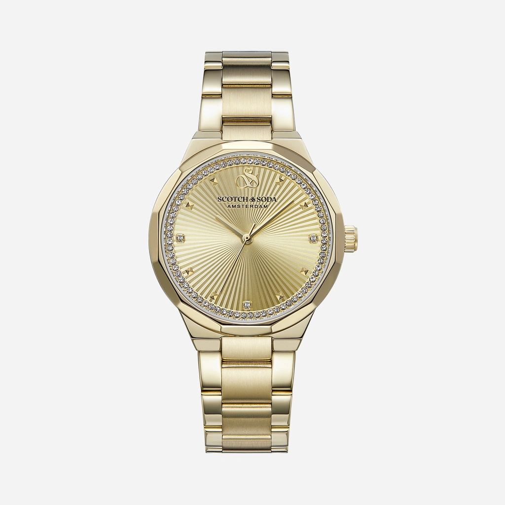 Scotch & Soda dam guld, metallband - SSW.128C