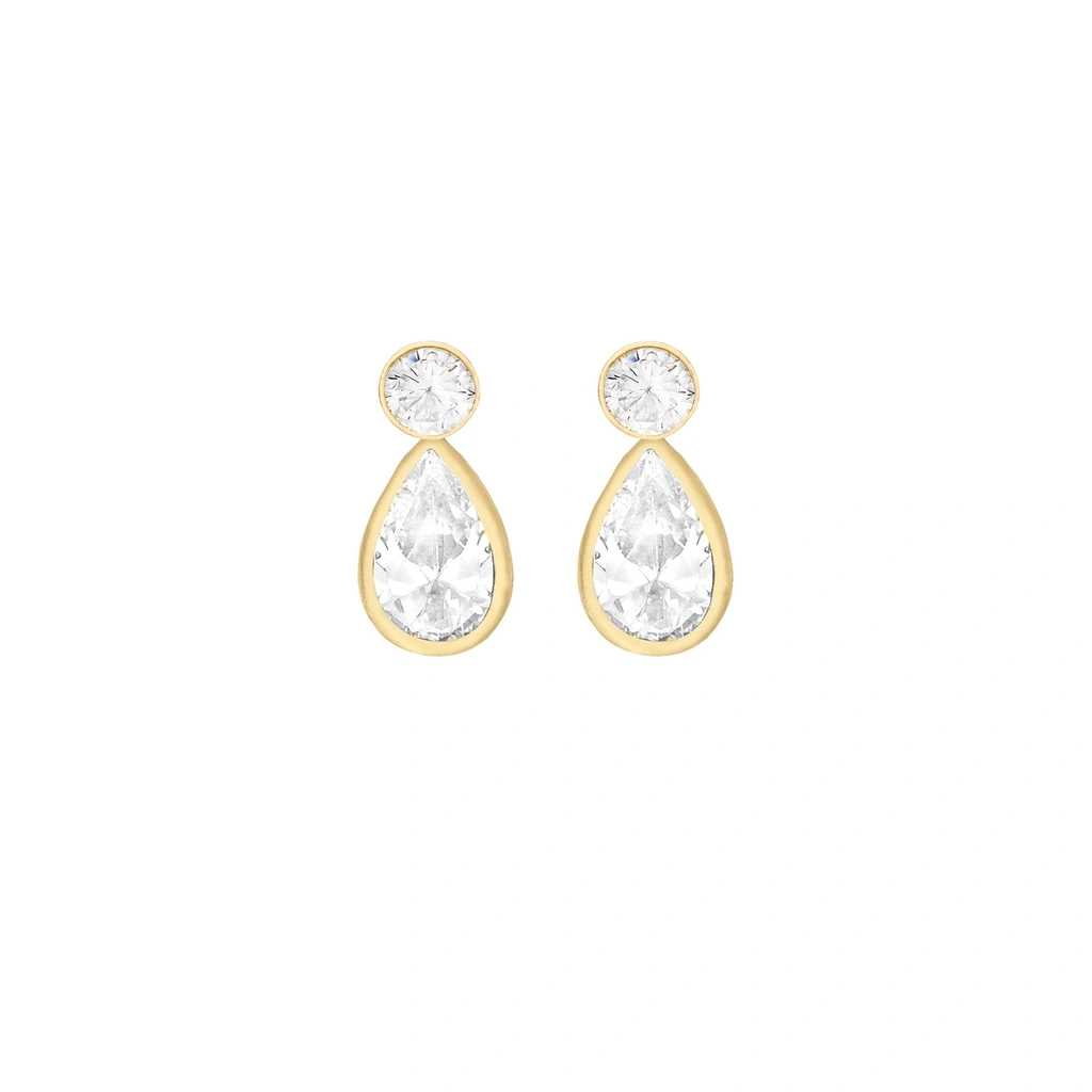 Örhängen 9k guld - Droppar