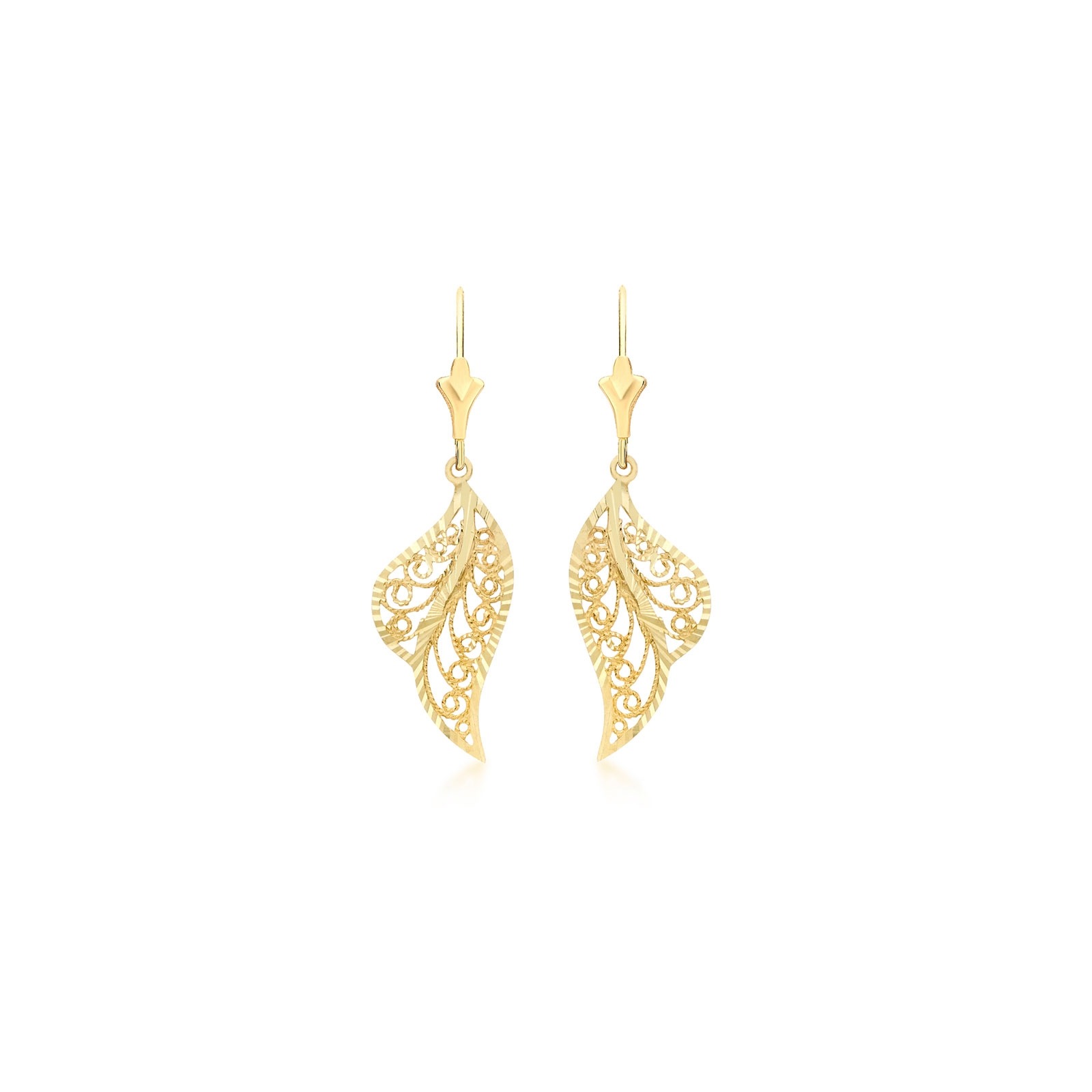Örhängen 9k guld - Filigree