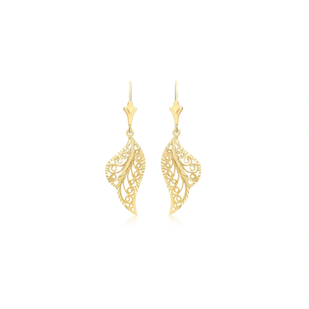 Örhängen 9k guld - Filigree