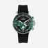Jacques Lemans Liverpool herr svart/stål, silikonband - 1-2127C