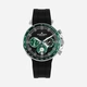 Jacques Lemans Liverpool herr svart/stål, silikonband - 1-2127C
