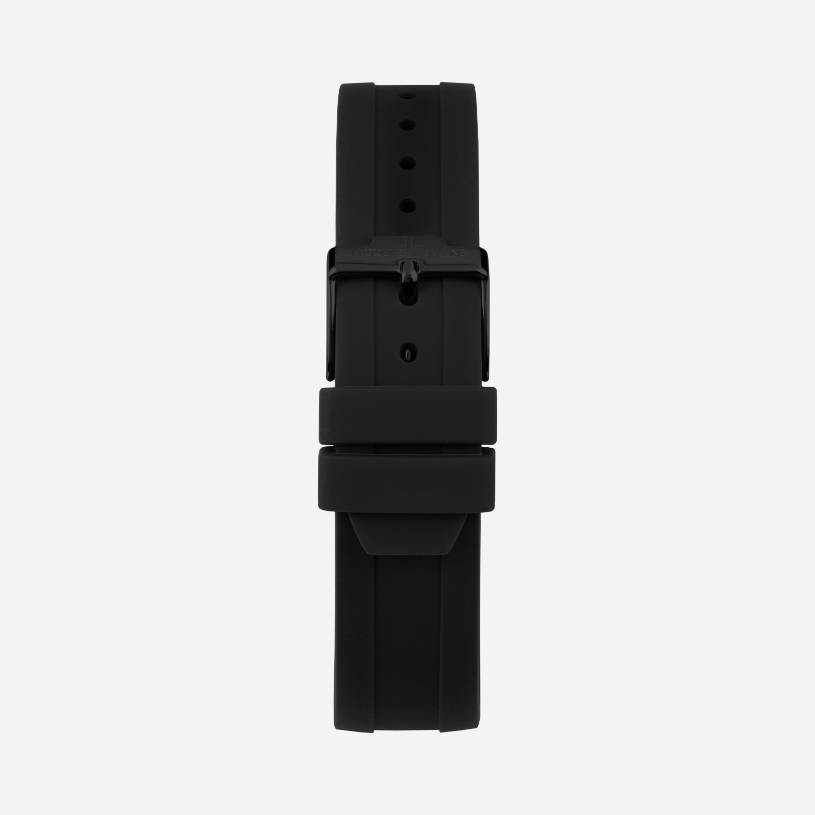 Jacques Lemans Liverpool herr svart, silikonband - 1-2127D