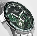Jacques Lemans Liverpool herr svart/stål, metallband - 1-2127G