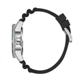 Quantum Automatic herr grön/stål, silikonband - BAR1115.371