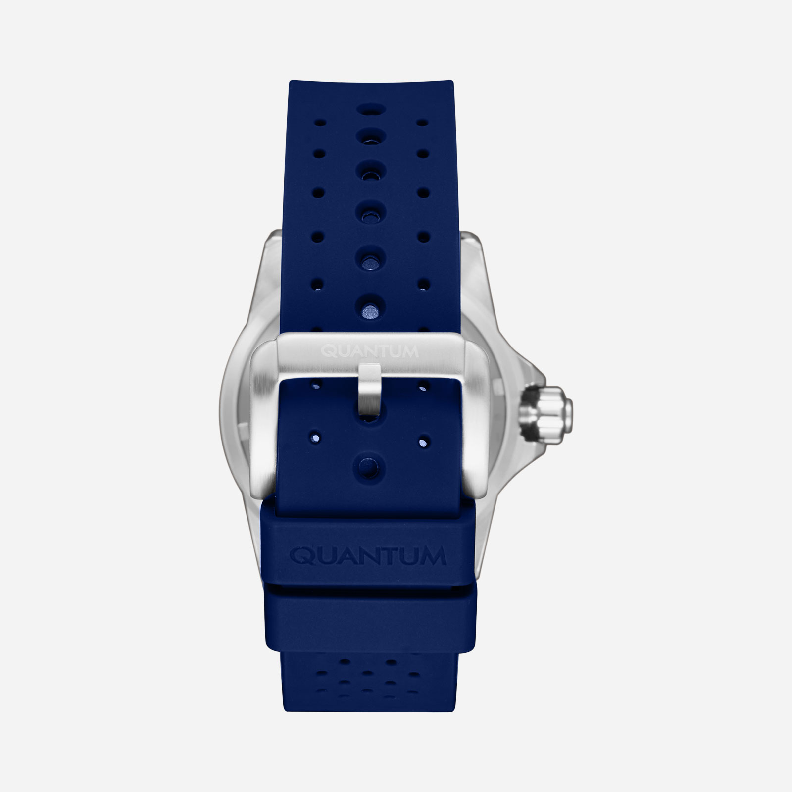 Quantum Automatic herr blå/stål, silikonband - BAR1115.399