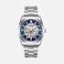 Quantum Automatic herr blå/stål, silikonband - QMG1132.390