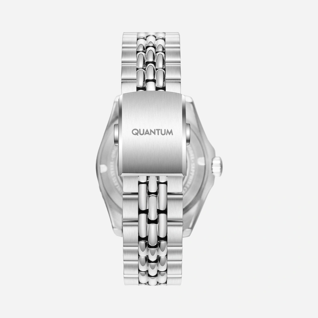 Quantum Automatic herr svart/stål, metallband - QMG1257.350