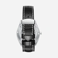 Quantum Automatic herr svart/stål, läderband - QMG1241.351