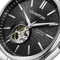 Quantum Automatic herr svart/stål, metallband - QMG1207.350