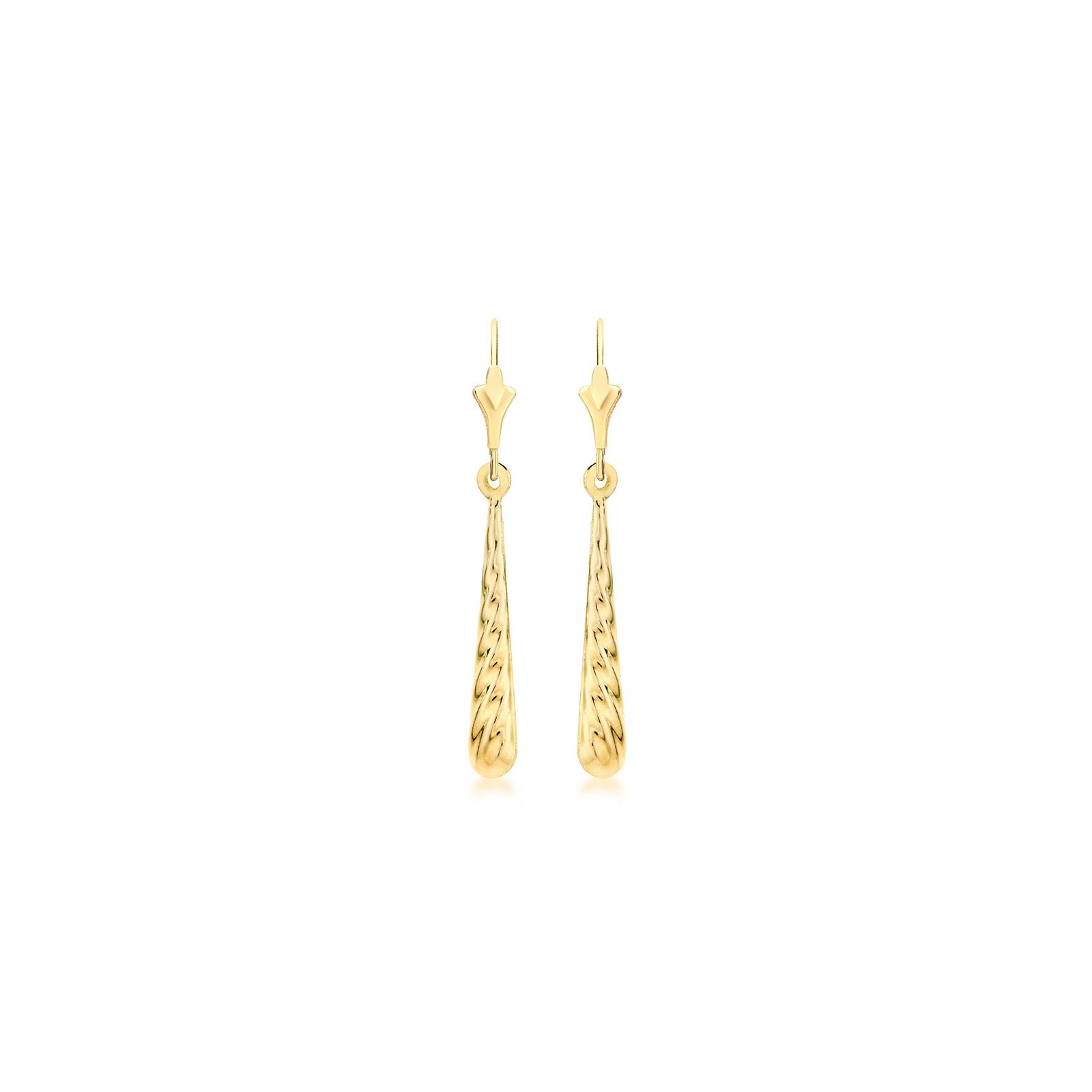 Örhängen 9k guld - droppar 4x30 mm