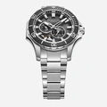 Quantum Automatic herr svart/stål, metallband - QMG1188.350