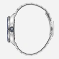 Quantum Automatic herr blå/stål, metallband - QMG1188.390