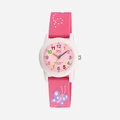 Q&Q Kids barnklocka rosa/vit, rosa gummiband