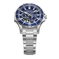 Quantum Automatic herr blå/stål, metallband - QMG1188.390