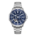 Quantum Automatic herr blå/stål, metallband - QMG1188.390