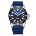 Quantum Automatic herr blå/stål, silikonband - BAR1115.399
