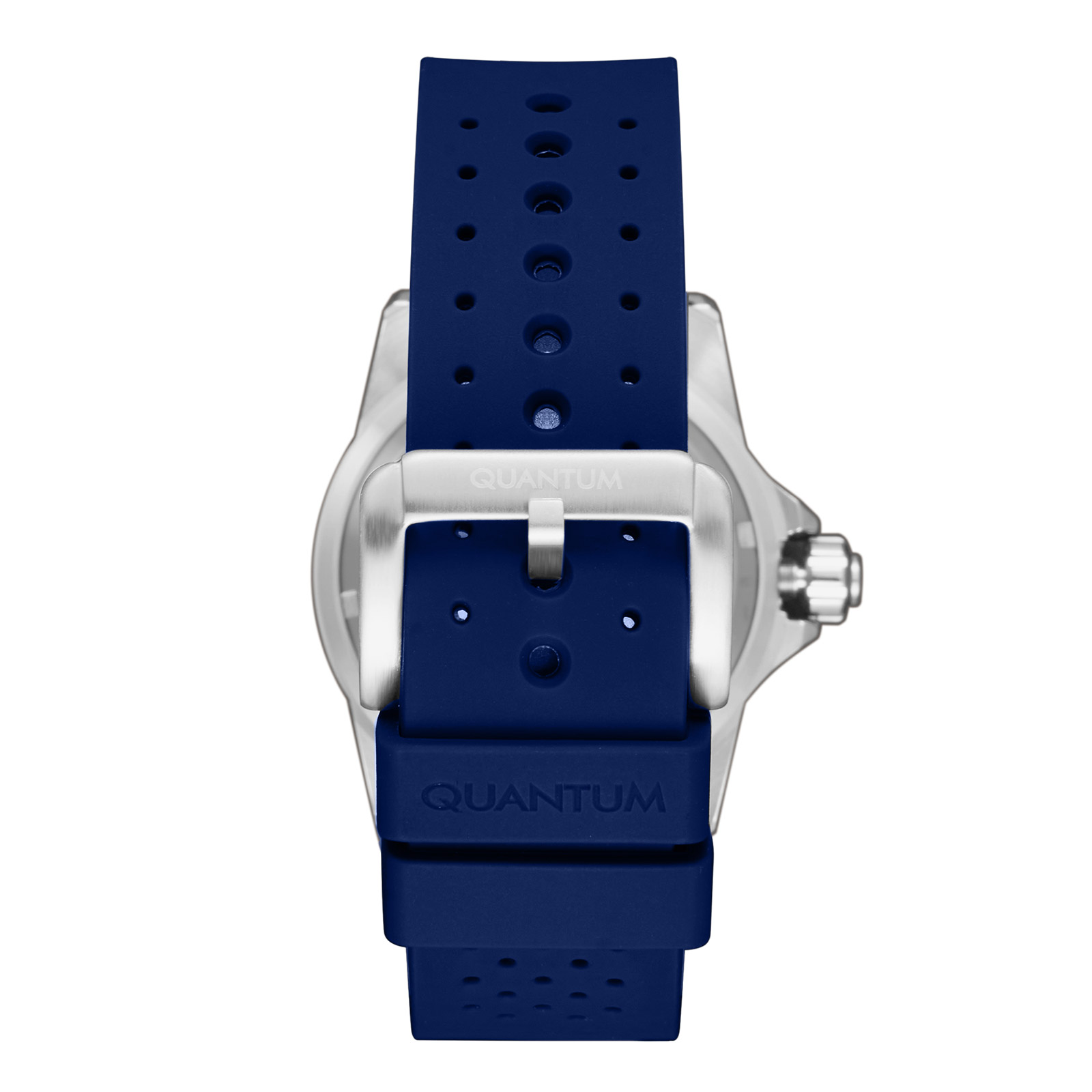 Quantum Automatic herr blå/stål, silikonband - BAR1115.399