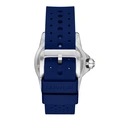 Quantum Automatic herr blå/stål, silikonband - BAR1115.399