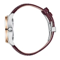 Quantum Automatic herr grå/stål, läderband - QMG1241.352
