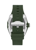 Quantum Automatic herr grön, silikonband - QMG1103.355