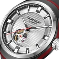 Quantum Automatic herr stål, silikonband - QMG1203.631