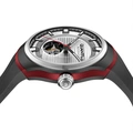 Quantum Automatic herr stål, silikonband - QMG1203.631