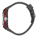 Quantum Automatic herr stål, silikonband - QMG1203.631